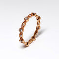 18k Rose Gold Stacking Band