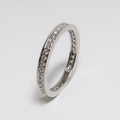 18k White Gold Stacking Band