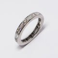 Alternating Baguette & Round Diamond Guard Ring