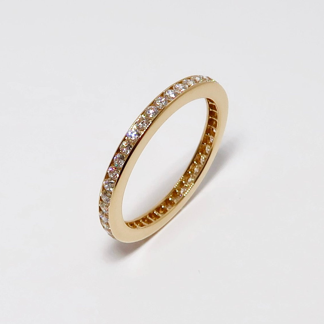 Diamond Channel Set Guard Ring