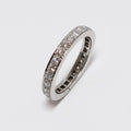 Diamond Bead Set Guard Ring