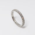 Diamond Eternity Band, Fishtail Setting
