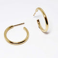 18k Yellow Gold Hoop Earrings