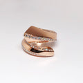 Rose Gold Bypass Ring