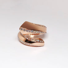 Load image into Gallery viewer, Rose Gold Bypass Ring

