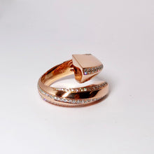 Load image into Gallery viewer, Rose Gold Bypass Ring
