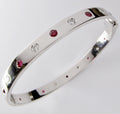 18k White Gold Bangle Bracelet