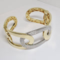 18k Yellow & White Gold 5-Link Bracelet