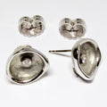 Confluence Stud Earrings with Diamonds