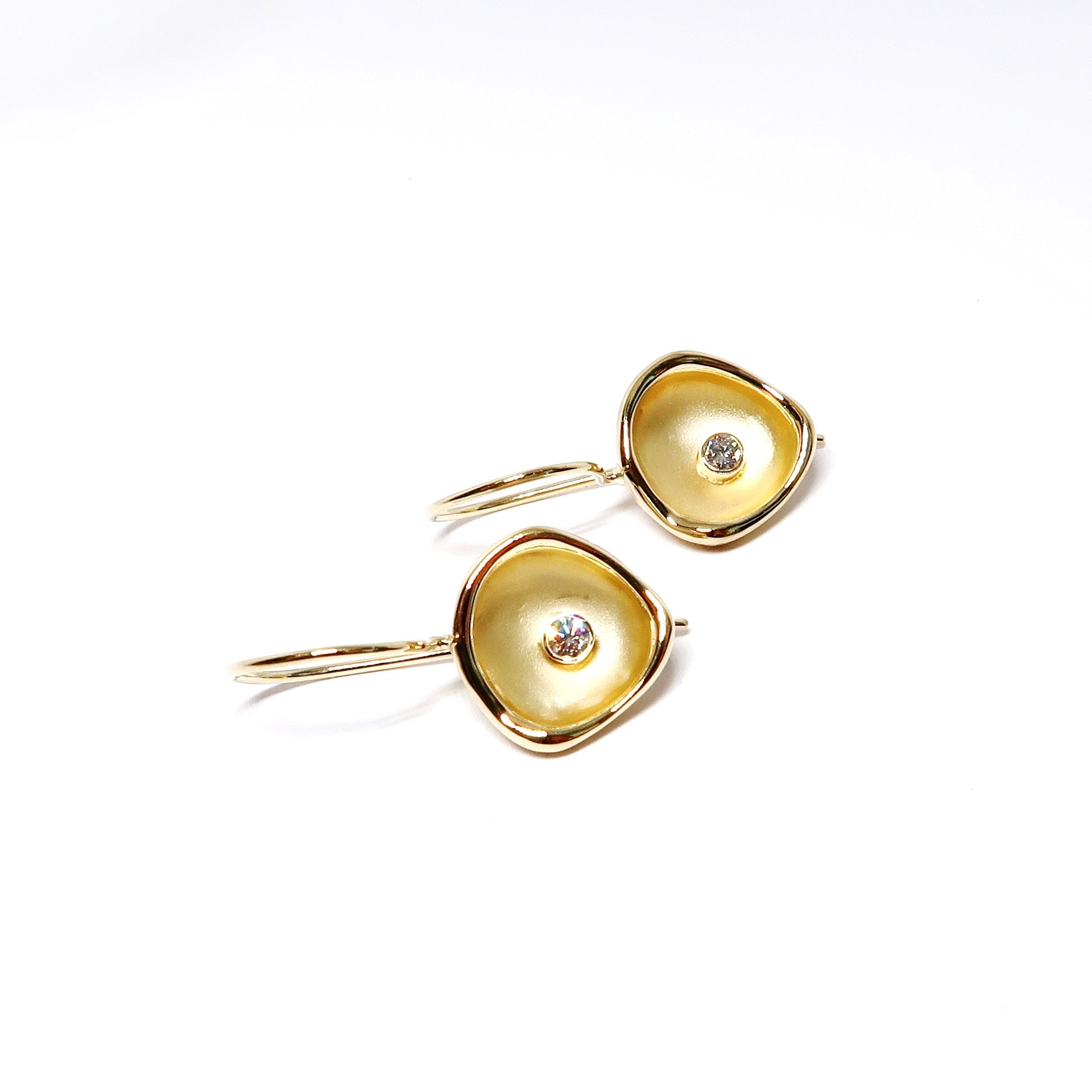 Confluence Single Large Cup Stud Earrings