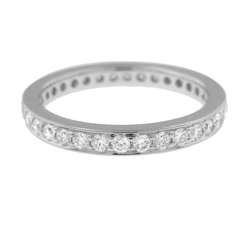 Round Diamond Eternity Band