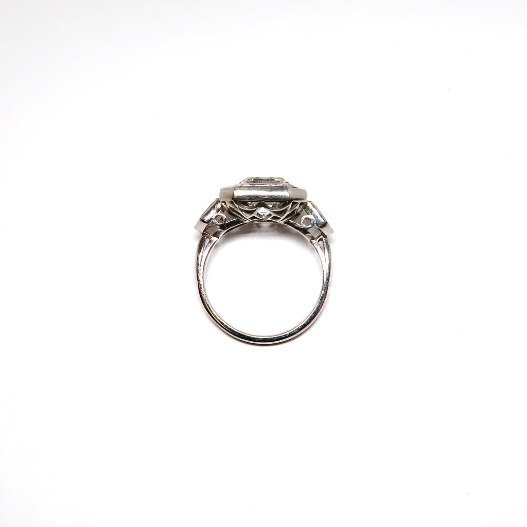 Diamond + Blue Sapphire Ring