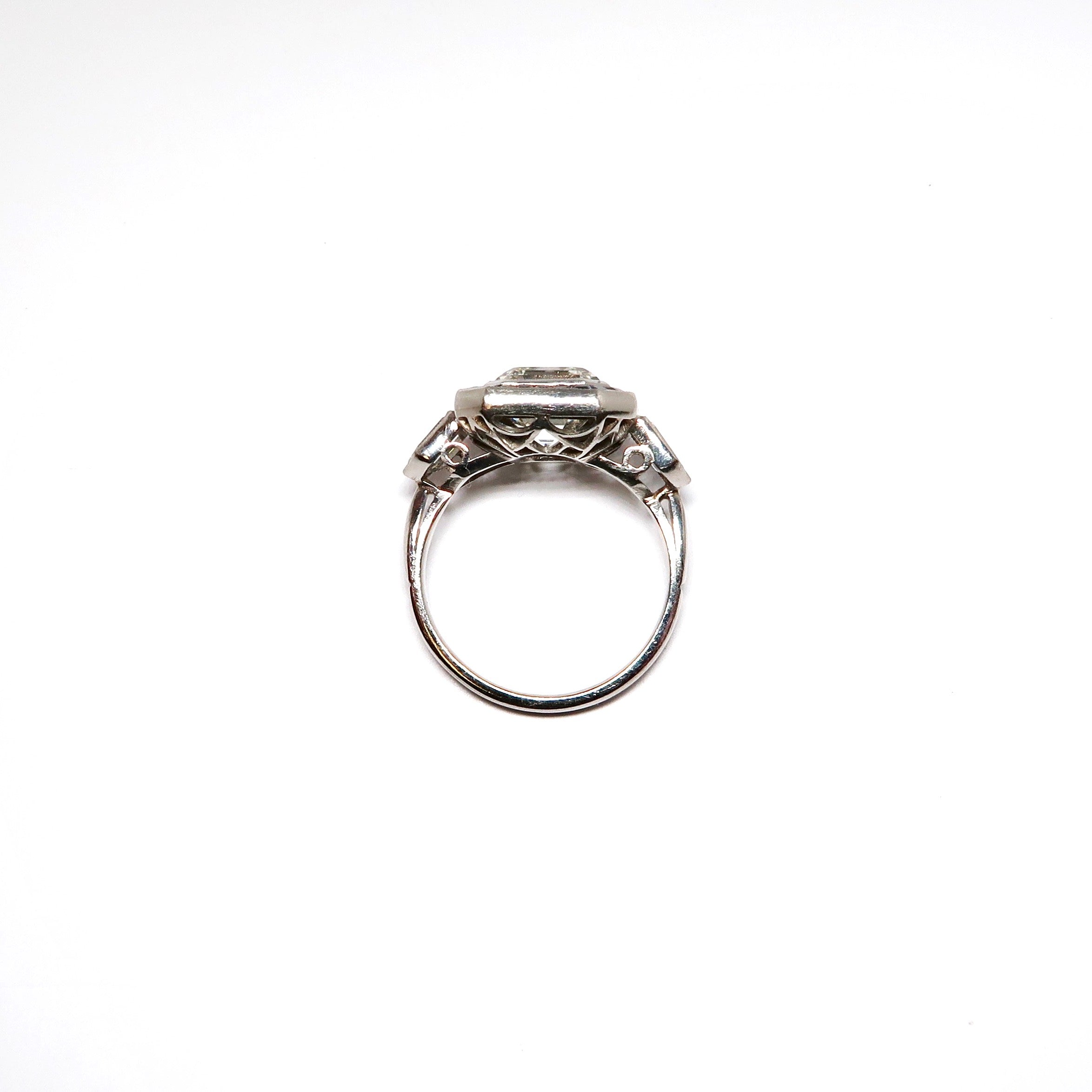 Diamond + Blue Sapphire Ring