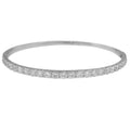 White Gold Diamond Bangle Bracelet