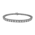 18kt White Gold 4-prong Diamond Bracelet