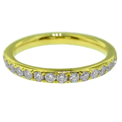 18k Yellow Gold Diamond Eternity Band