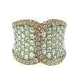 18kt Rose Gold Rose Cut Diamond Ring