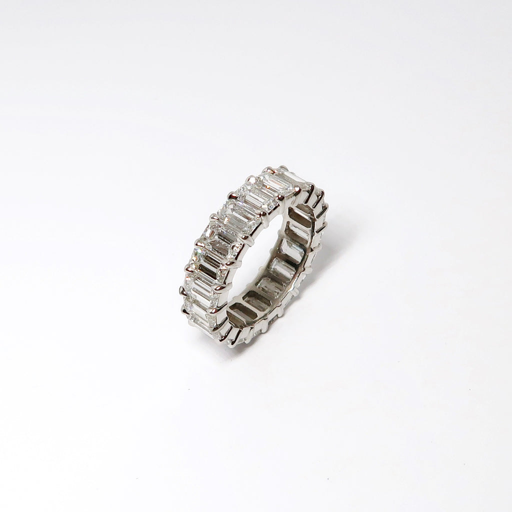 Platinum & Diamond Eternity Band