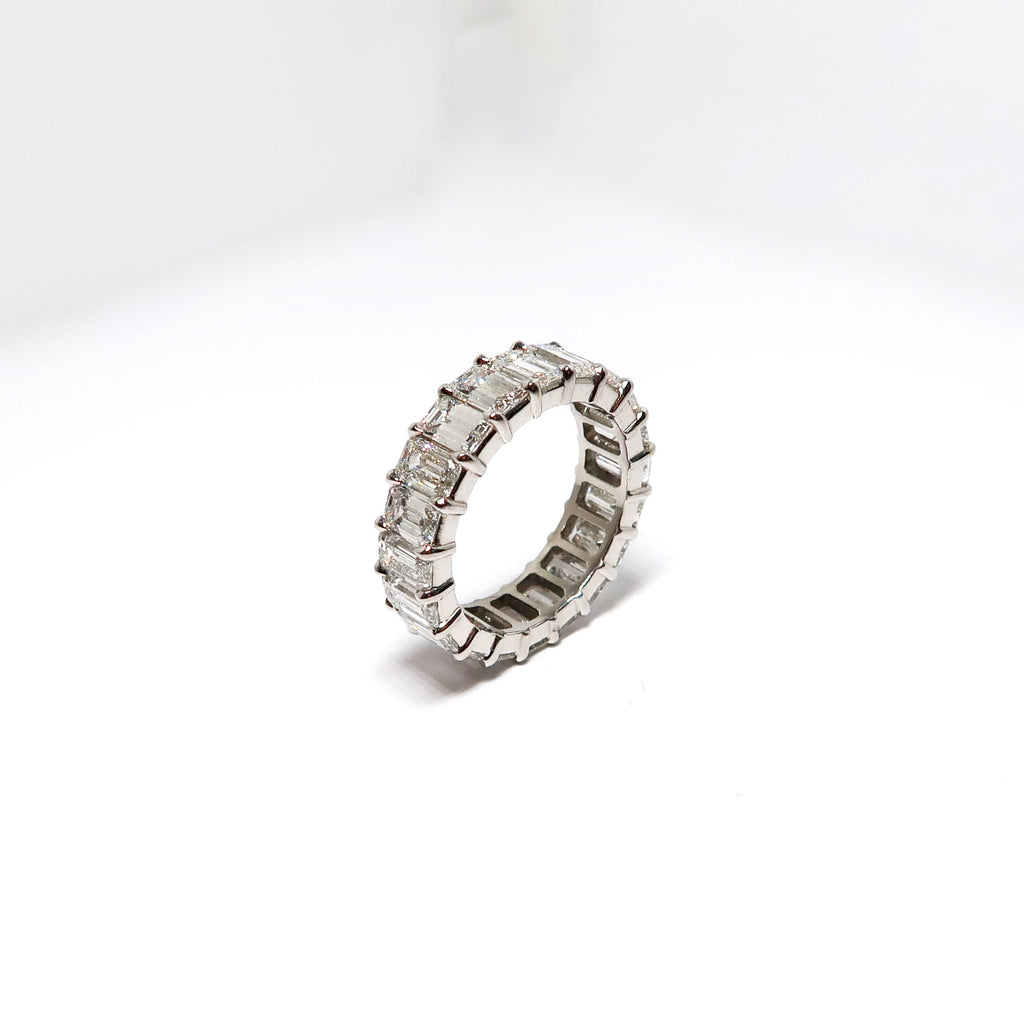 Platinum & Diamond Eternity Band