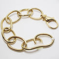 18k Yellow Gold Oval Link Bracelet