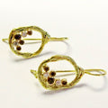 Pebble Single Link Earrings