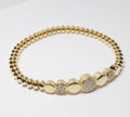 18k Yellow Gold Bangle Bracelet