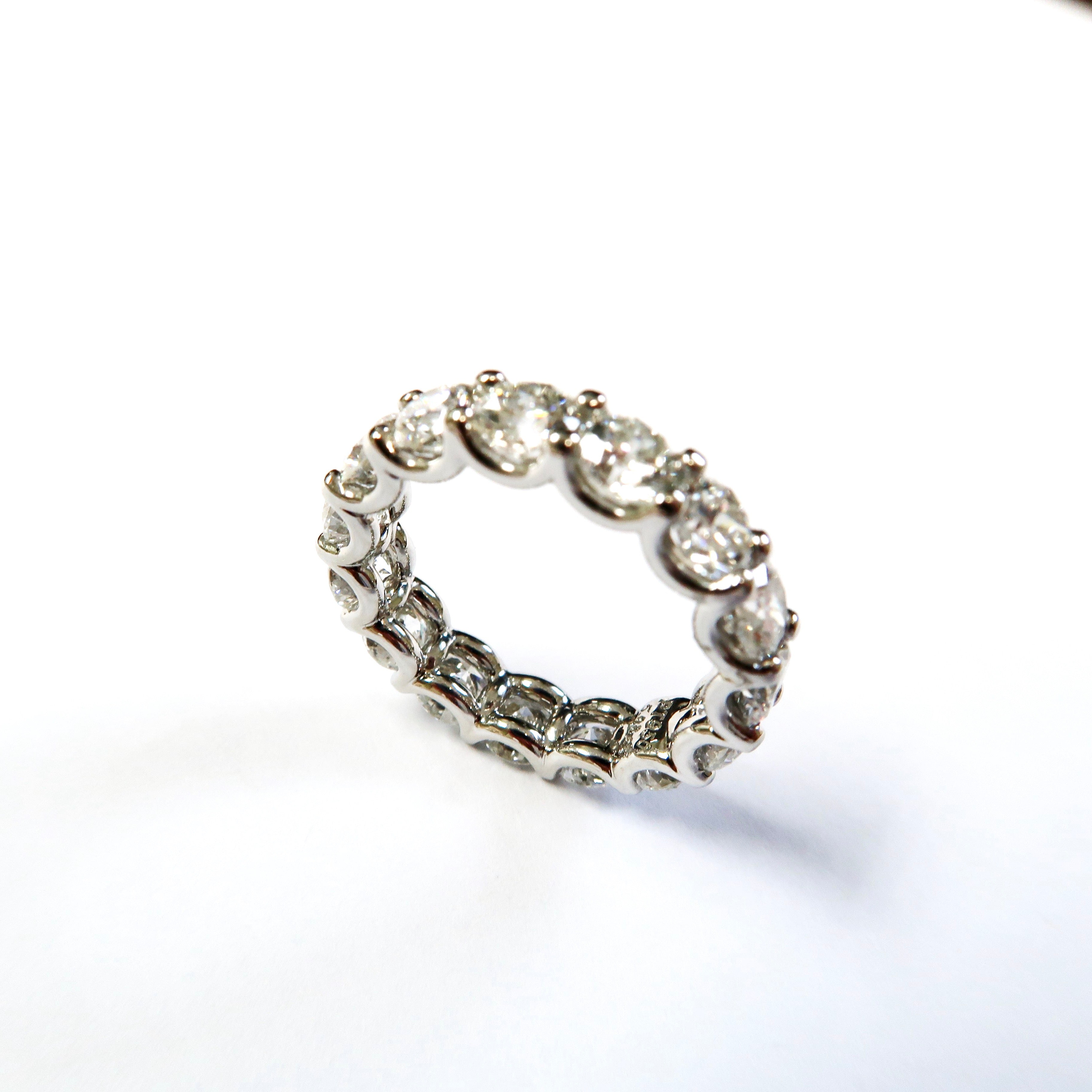 Round Diamond Eternity Band