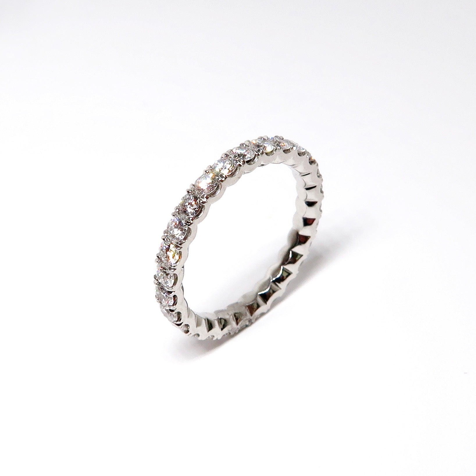 Round Diamond Eternity Band