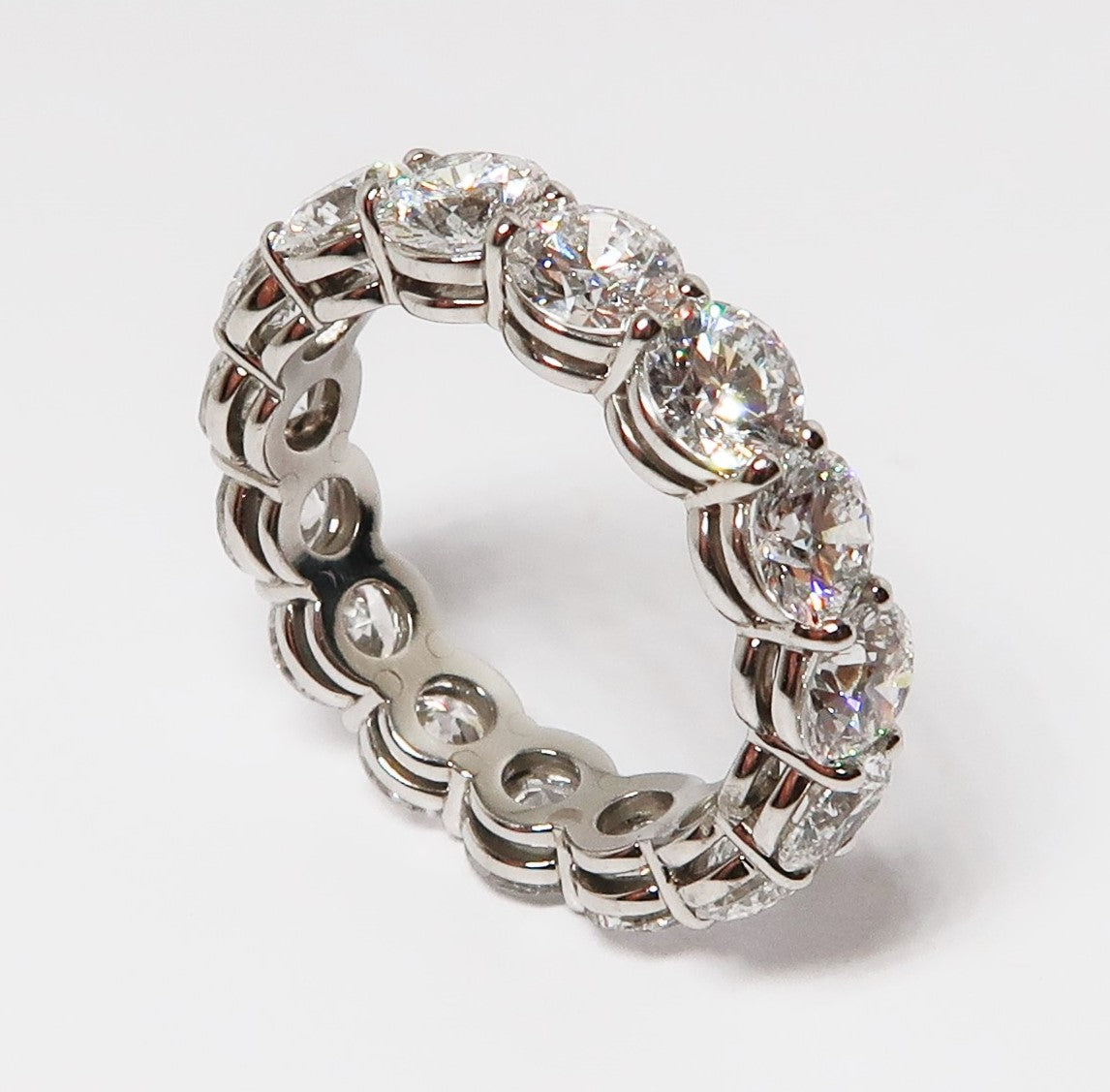 Round Diamond Eternity Band, Round Cut Diamonds