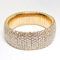 Diamond Stretch Wide Bracelet