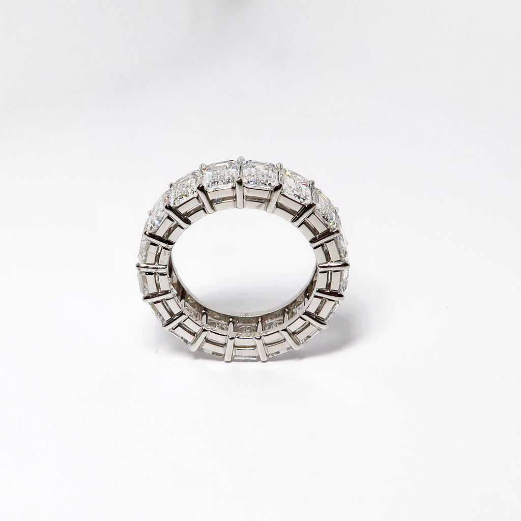 Emerald Cut Diamond Eternity Band