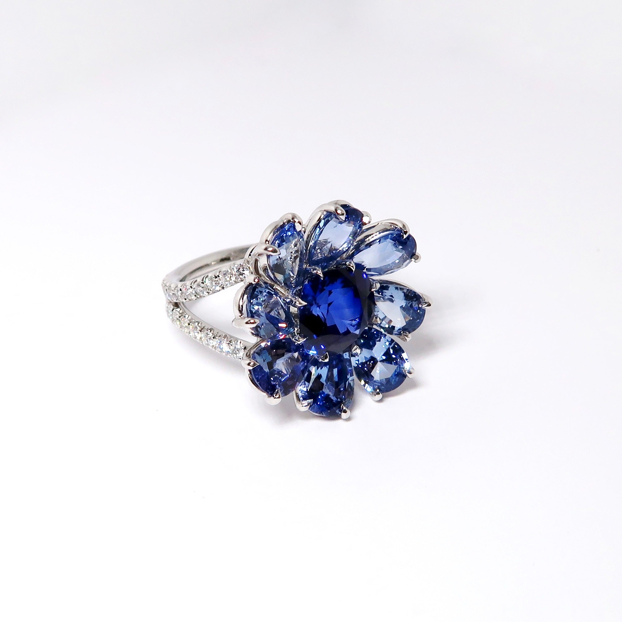 Sapphire & Diamond Ring