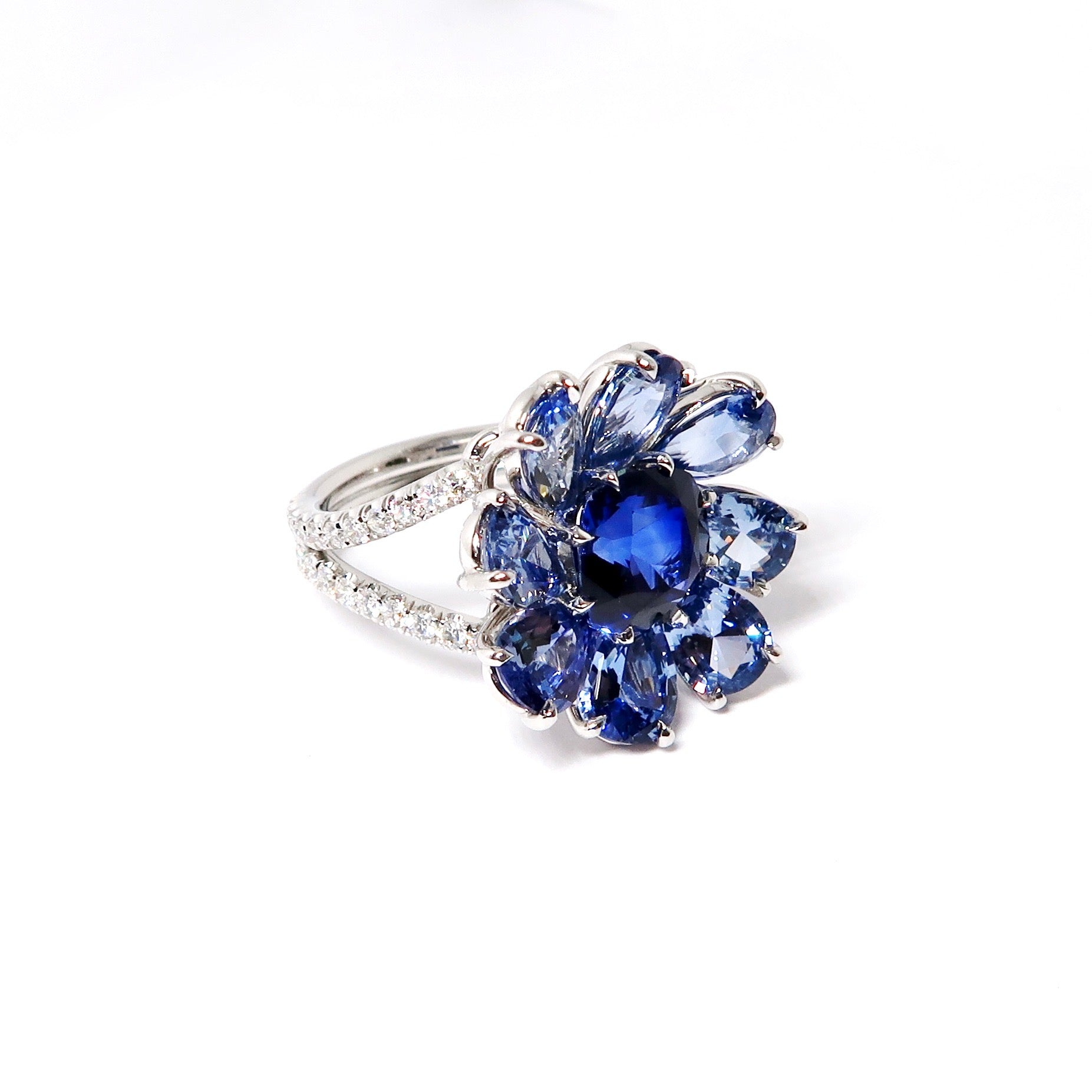 Sapphire & Diamond Ring
