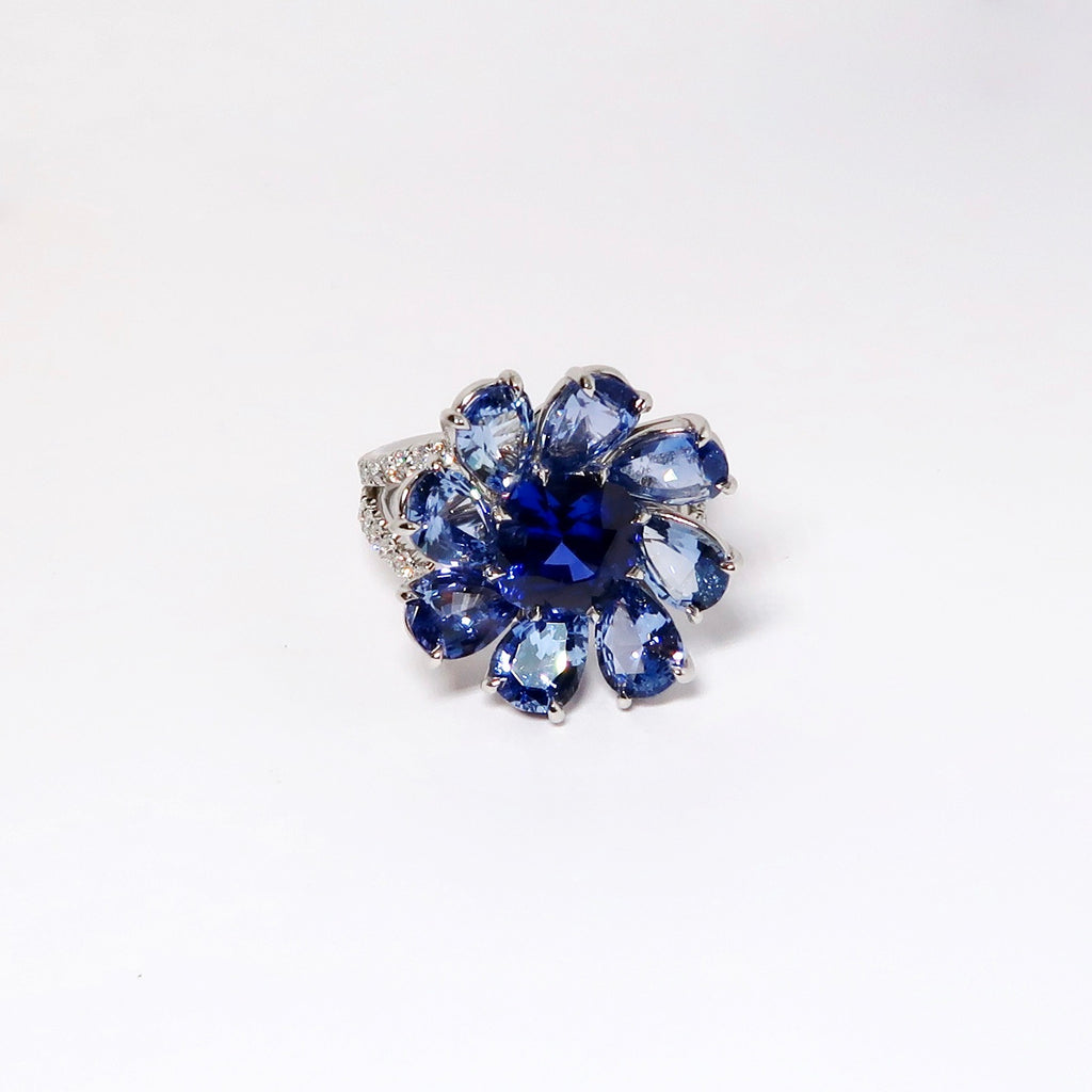 Sapphire & Diamond Ring