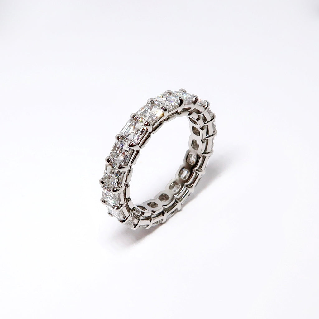 Asscher Cut Diamond Eternity Band