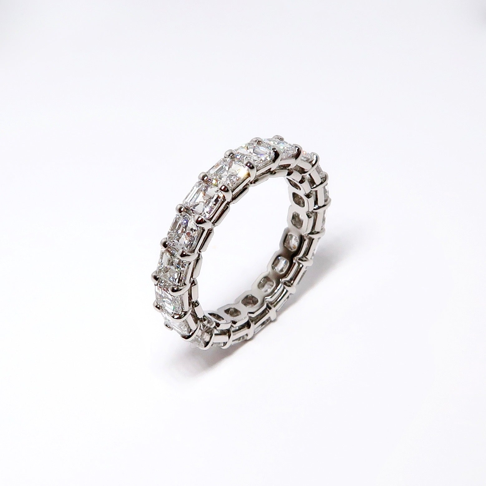 Asscher Cut Diamond Eternity Band