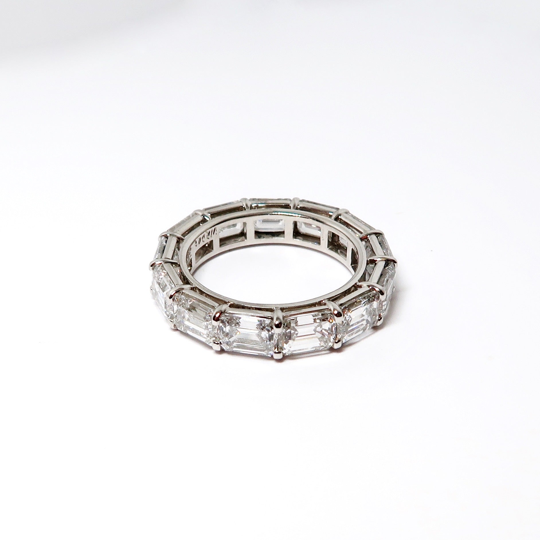 Emerald Cut Diamond Eternity Band