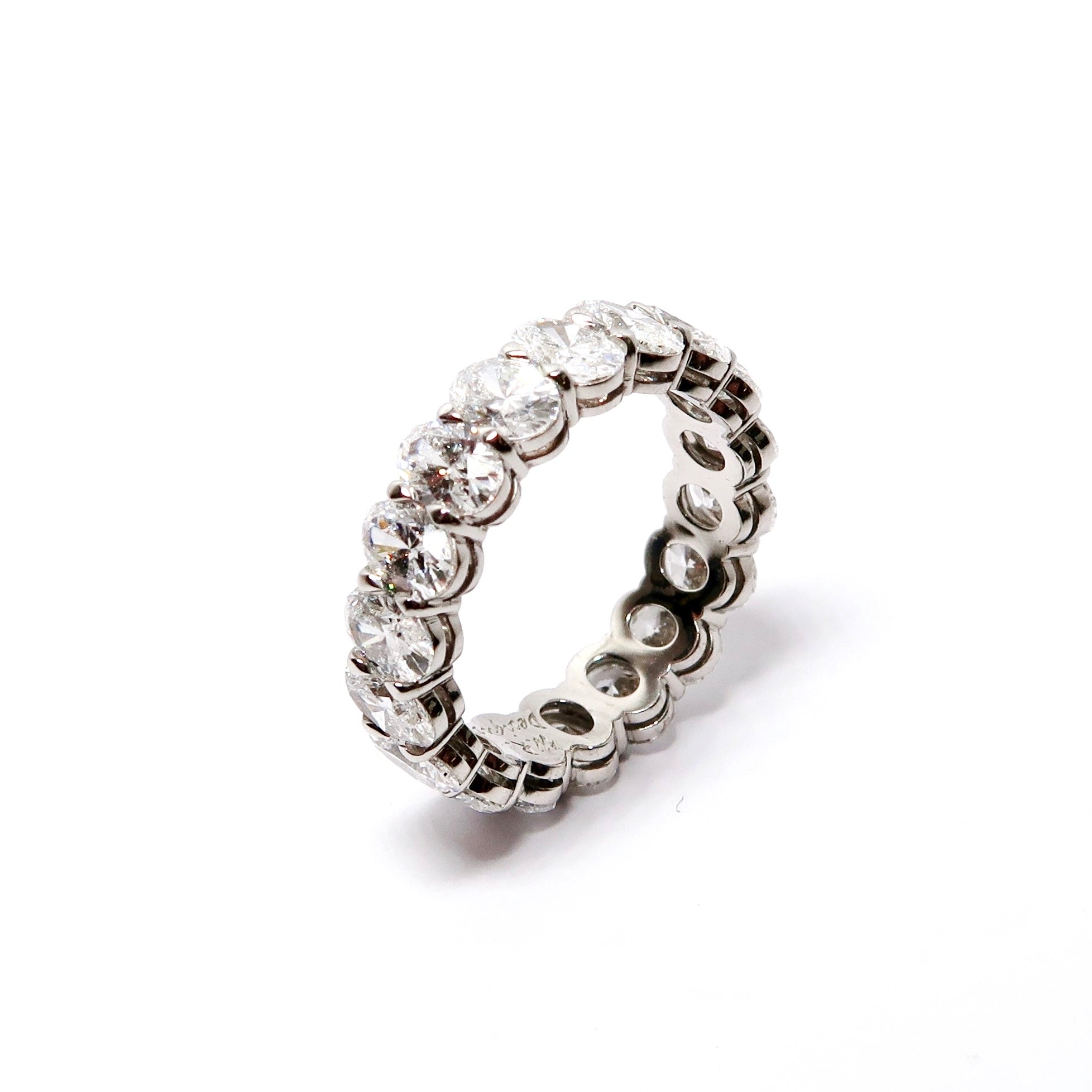 Oval Diamond Eternity Band