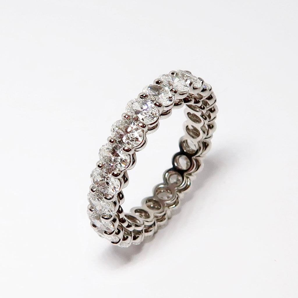 Oval Diamond Eternity Band