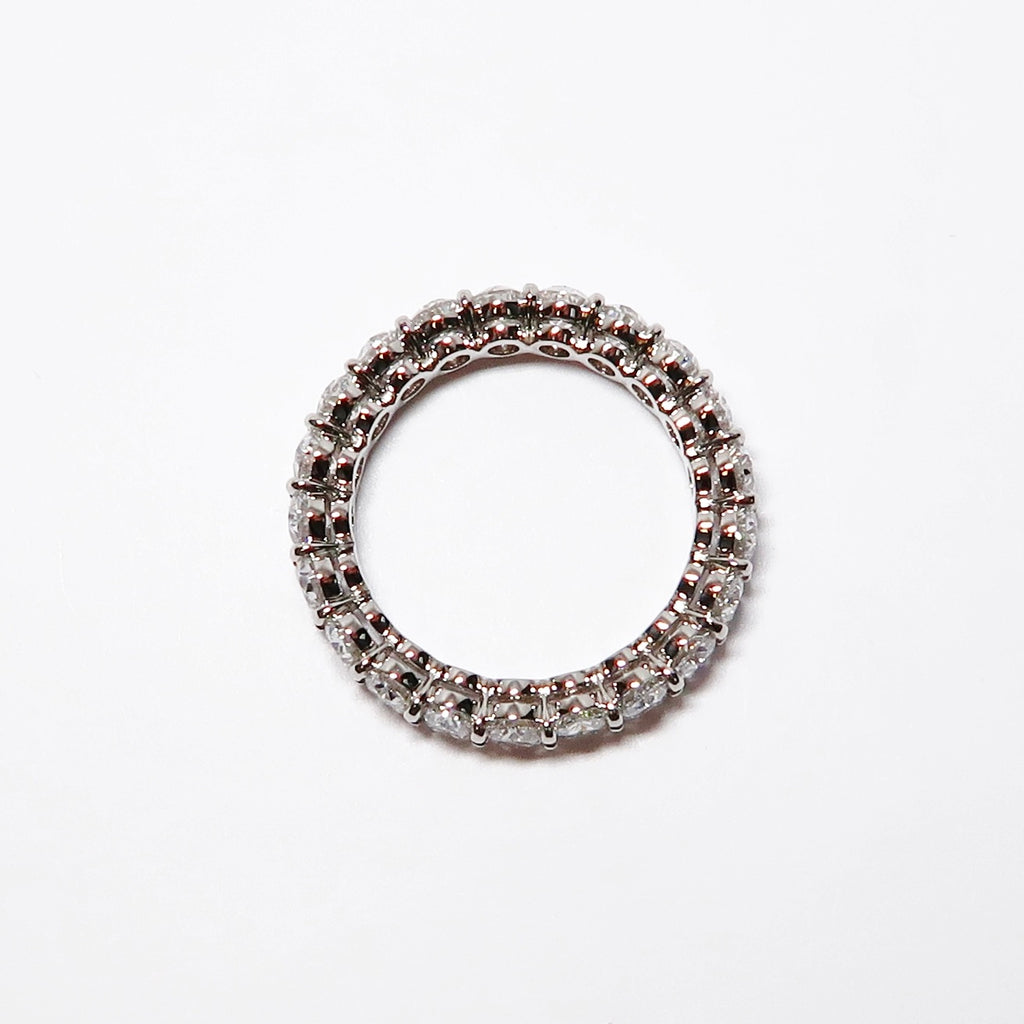 Oval Diamond Eternity Band