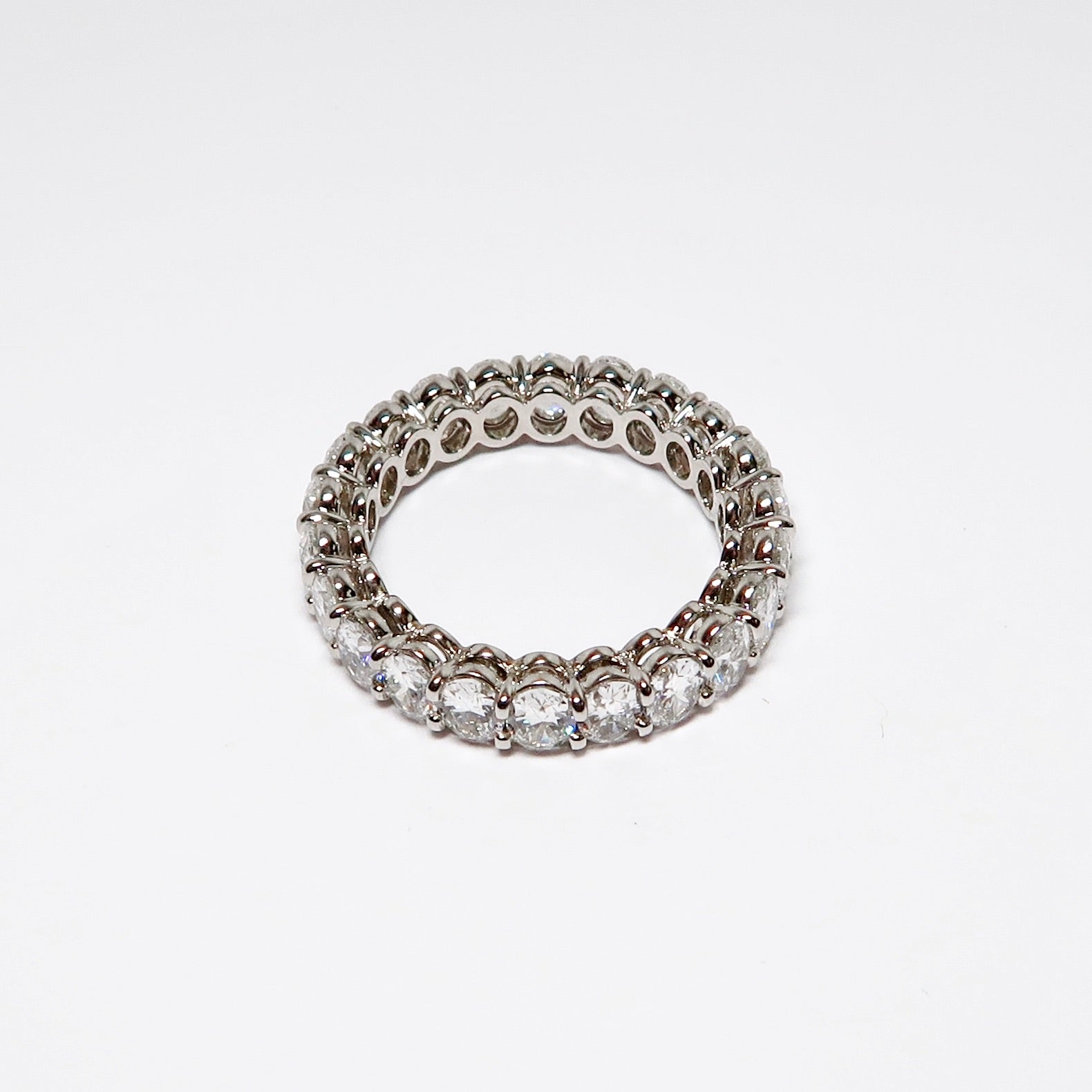 Oval Diamond Eternity Band