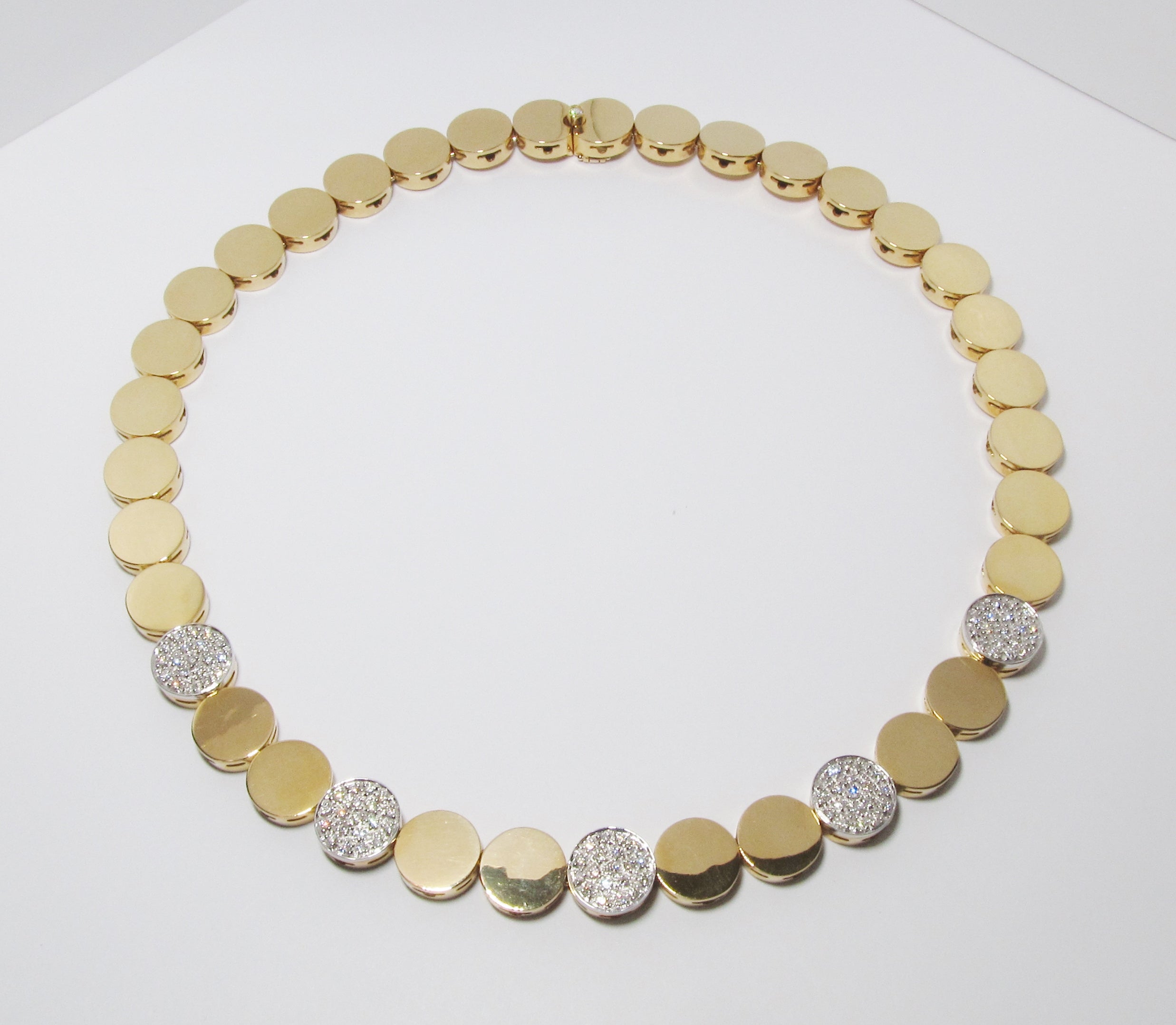 18k Yellow & White Gold Necklace