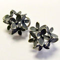 Sterling Silver Small 6 Part Hydrangea Earrings