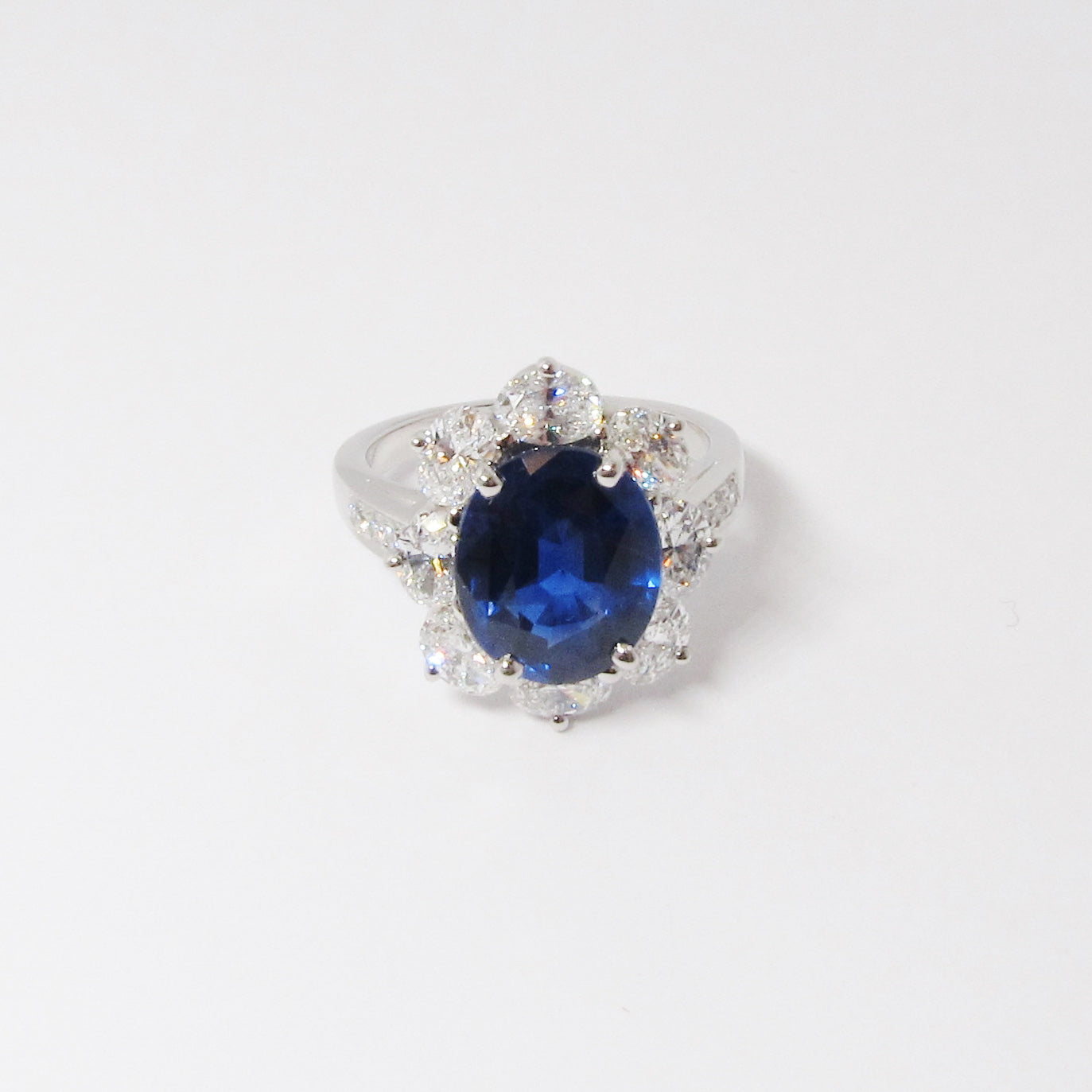 Sapphire & Diamond Ring