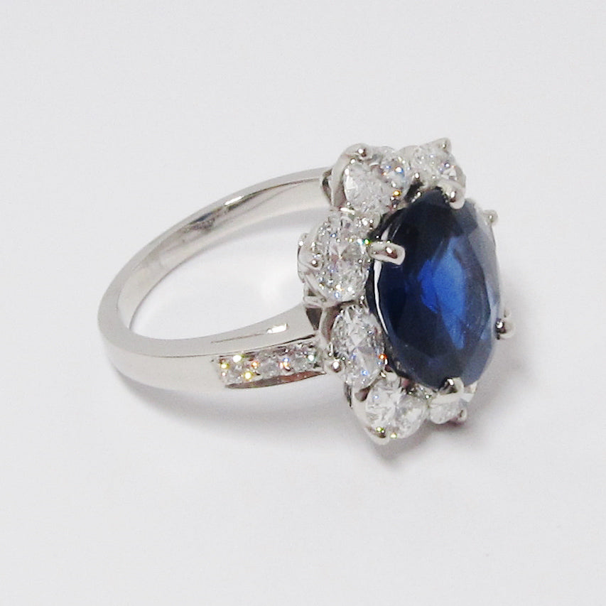 Sapphire & Diamond Ring