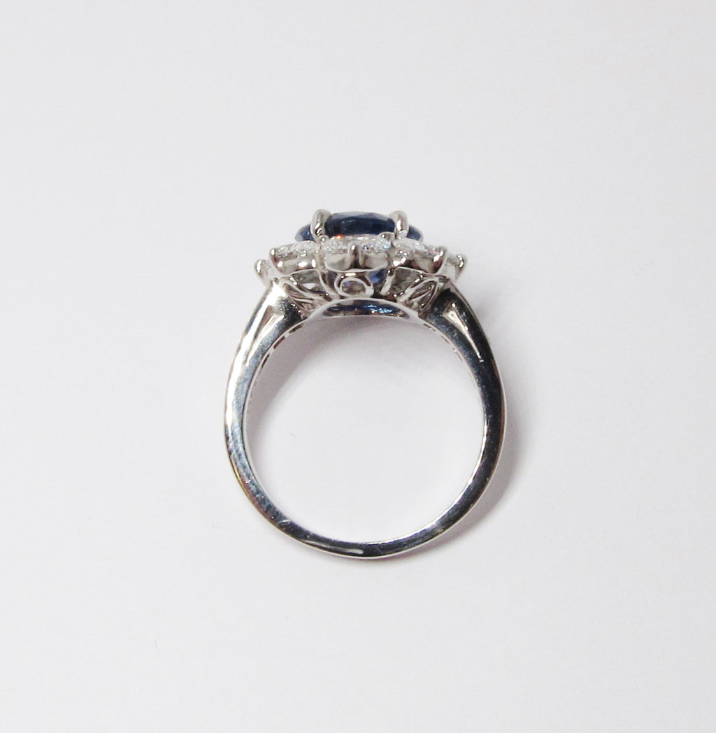Sapphire & Diamond Ring