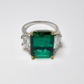 Emerald & Diamond Ring