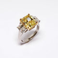 Gold Platinum FIY Diamond Ring