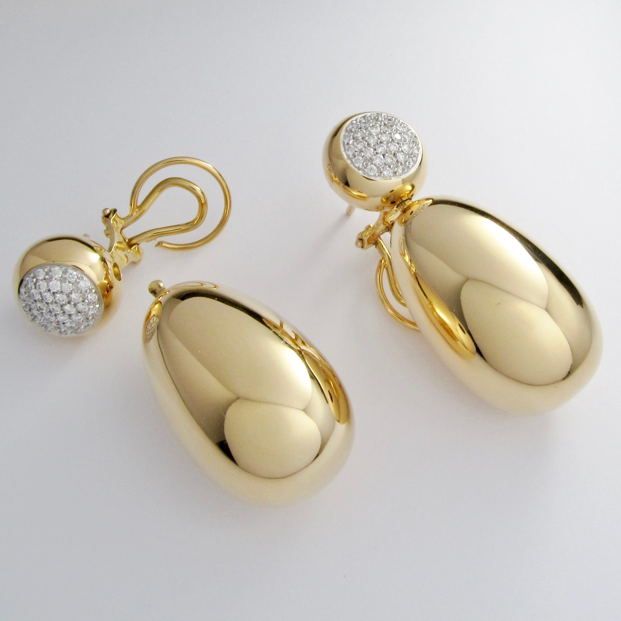 18k Yellow Gold Earrings