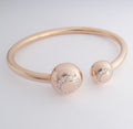 18k Rose Gold Bangle with Diamonds